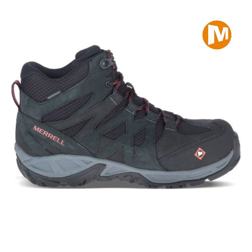 Botas de Seguridad Merrell Siren Mid Waterproof Alloy Toe Mujer MX.S.ROT